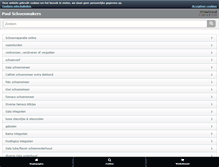 Tablet Screenshot of paulschoenmakers.nl